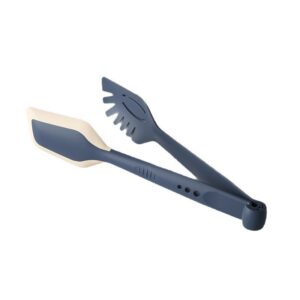 Detachable three-in-one kitchen multi-functional tool, silicone spoon, barbecue steak tongs,
