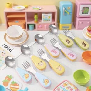 304 Stainless Steel Kids' two-piece set of forks and spoons Tableware Set